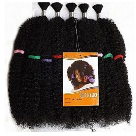Afro Crochet Kinky Bulk Hair Wig