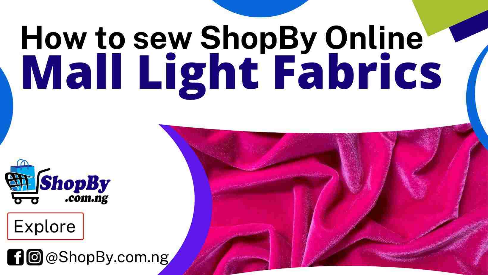 How to sew ShopBy Online Mall Light Fabrics