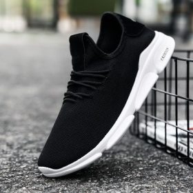 Men Casual Sneakers Breathable Lightweight Sport Black Shopby online mall