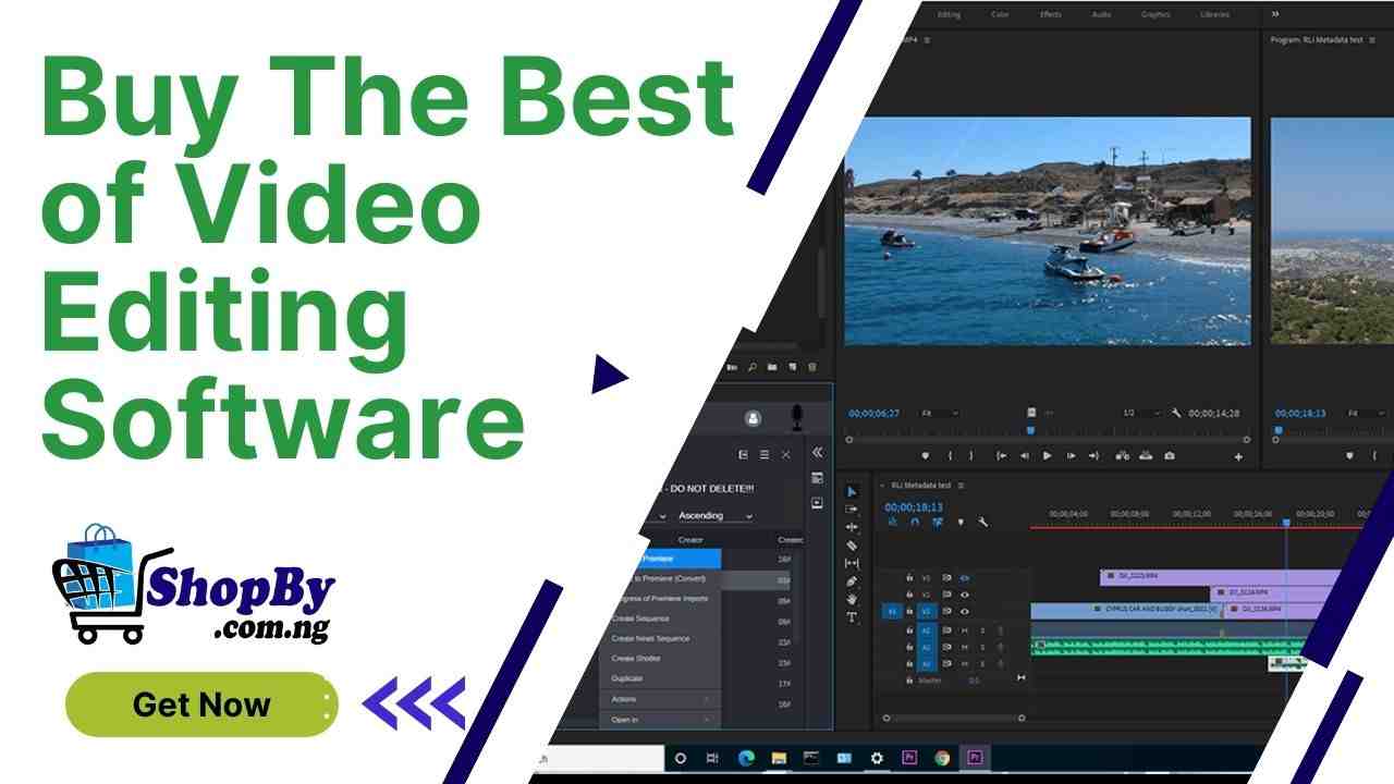 Buy video editing software