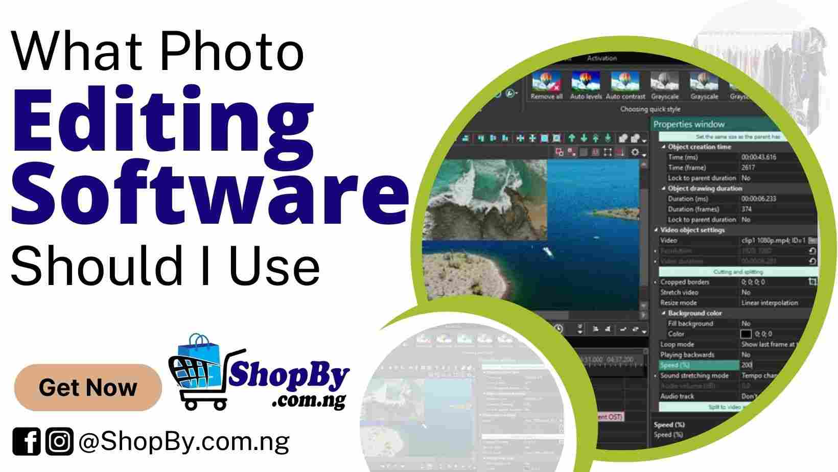 What Photo Editing Software Should I Use ShopBy Online Mall
