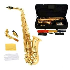 Gold Alto Saxophone