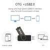64GB USB OTG Flash Drive - Black +Free Micro -Type C Adapter
