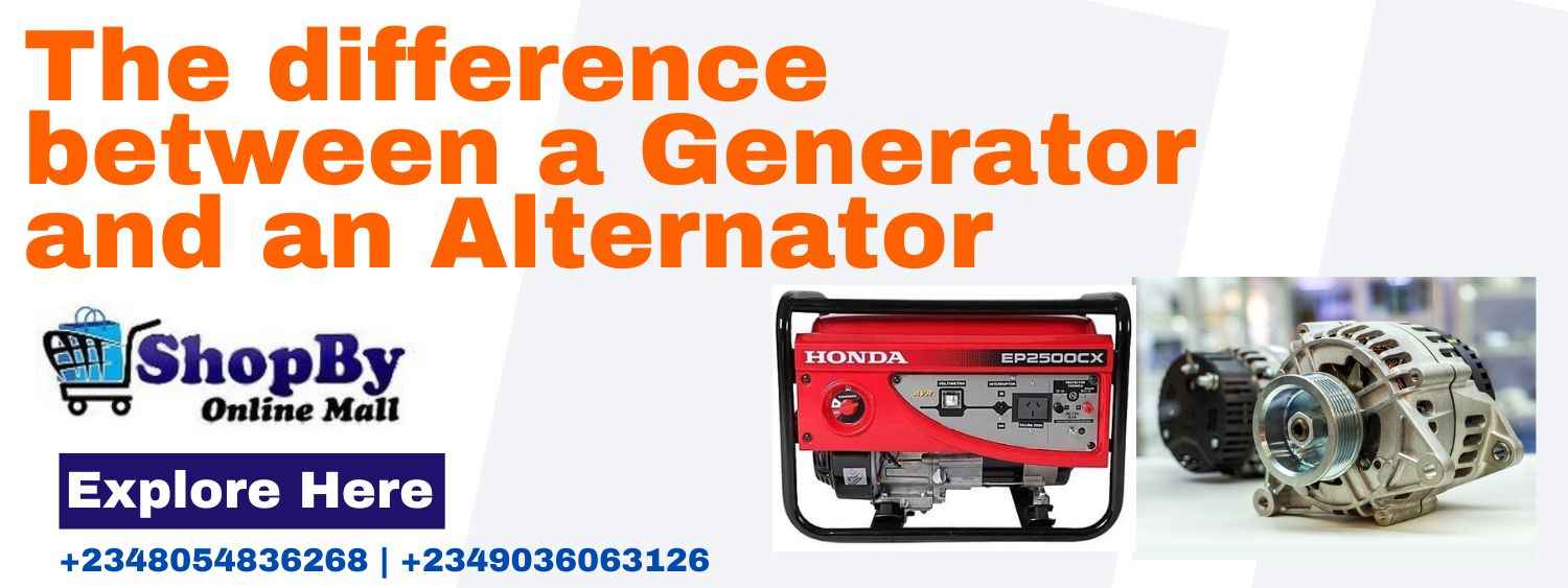 Difference between a Generator and an Alternator.