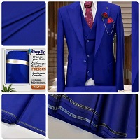 Royal Blue 7 star Cashmere Fabrics