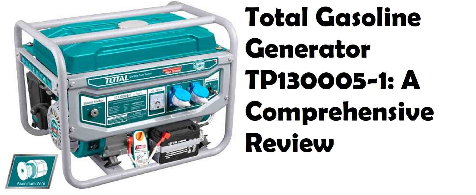 Gasoline Generator TP130005-1 Total